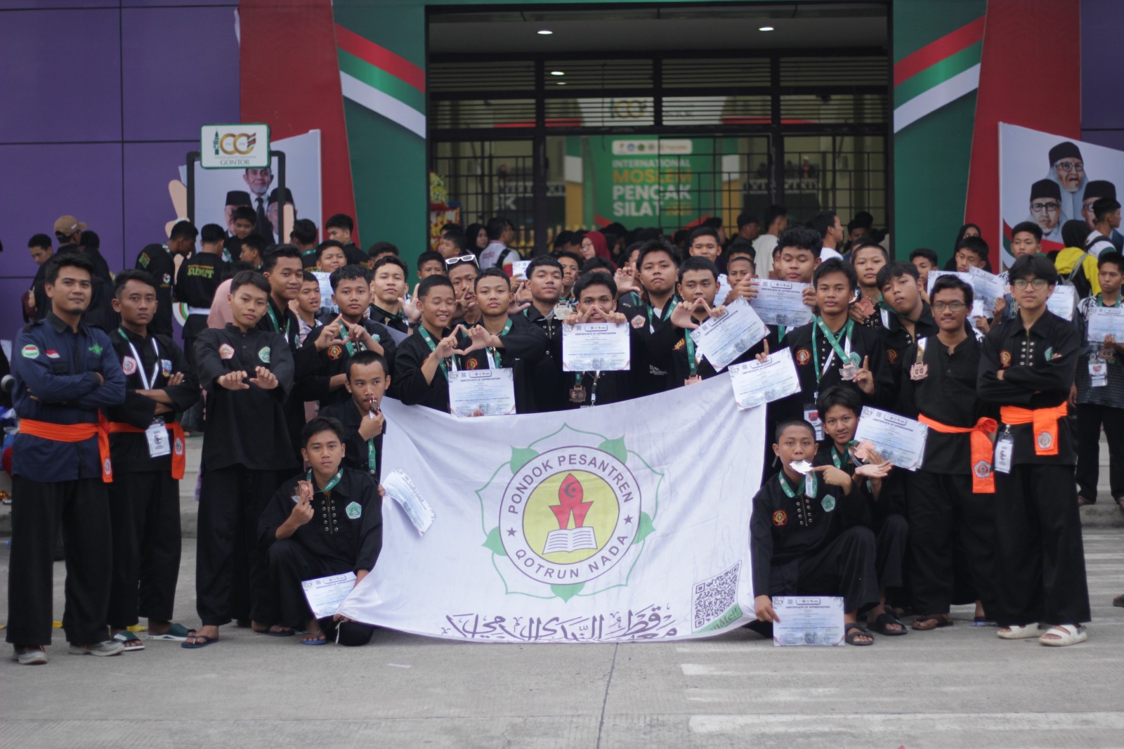 Santri Pondok Pesantren Qotrun Nada Raih Prestasi di Ajang Internasional Moslem Pencak Silat 2025