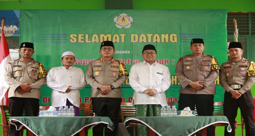 KUNJUNGAN DAN SILATURAHMI KAPOLRES METRO DEPOK KOMBES POL H. AHMAD FUADY, SH, SIK, MH  BESERTA JAJARAN