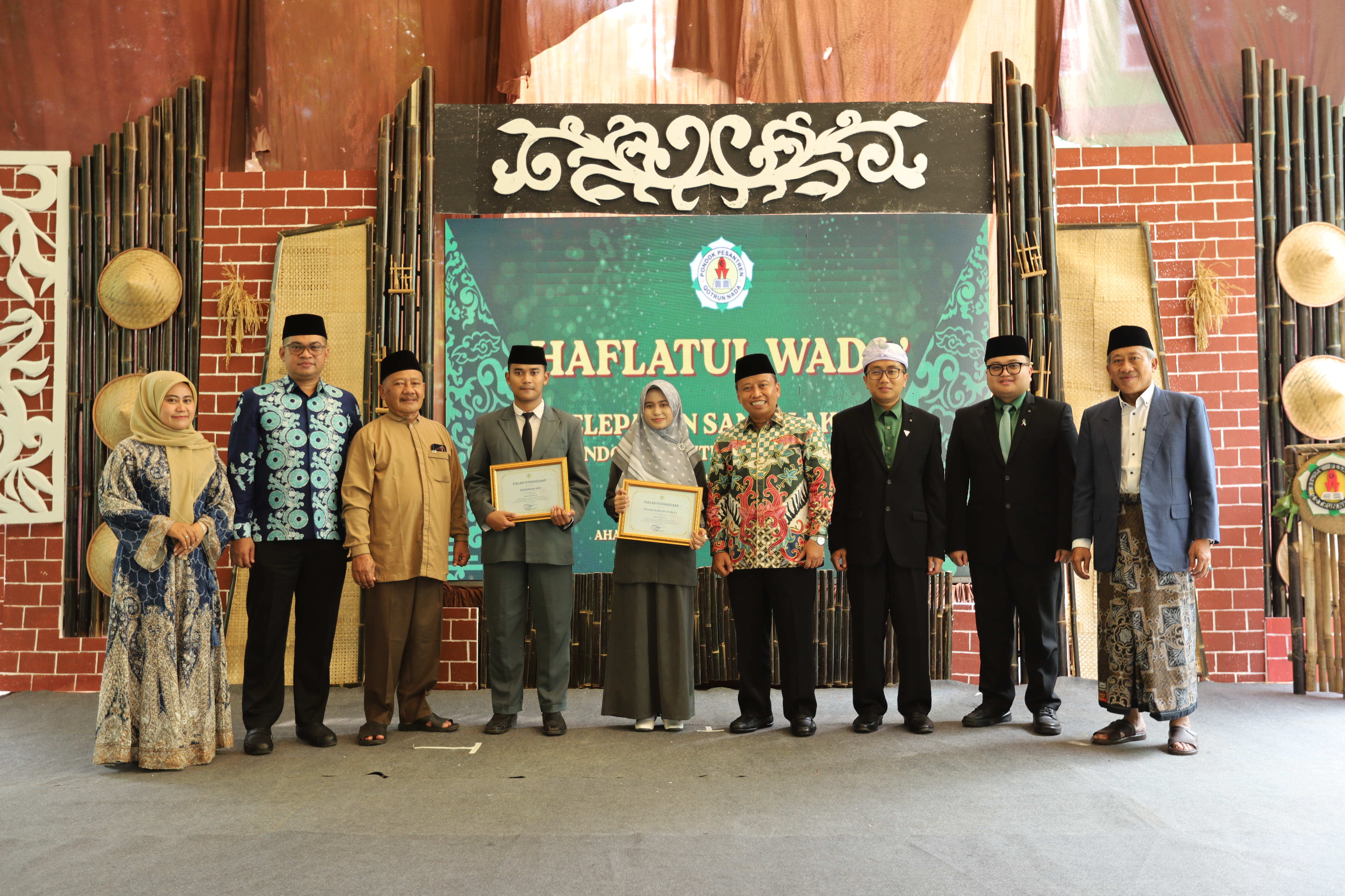 Haflatul Wada Angkatan ke-24, Pondok Pesantren Qotrun Nada Lepas Santri Akhir dengan Penuh Khidmat
