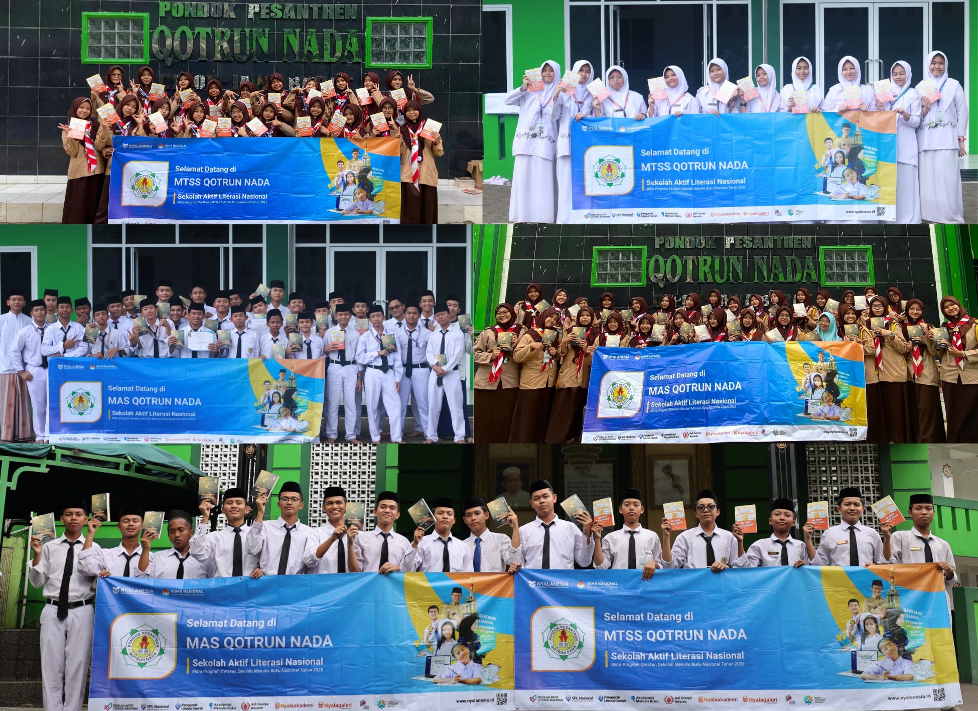 170 Santri Qotrun Nada Sukses Terbitkan Buku Melalui Program GSMB Nasional 2025-2026