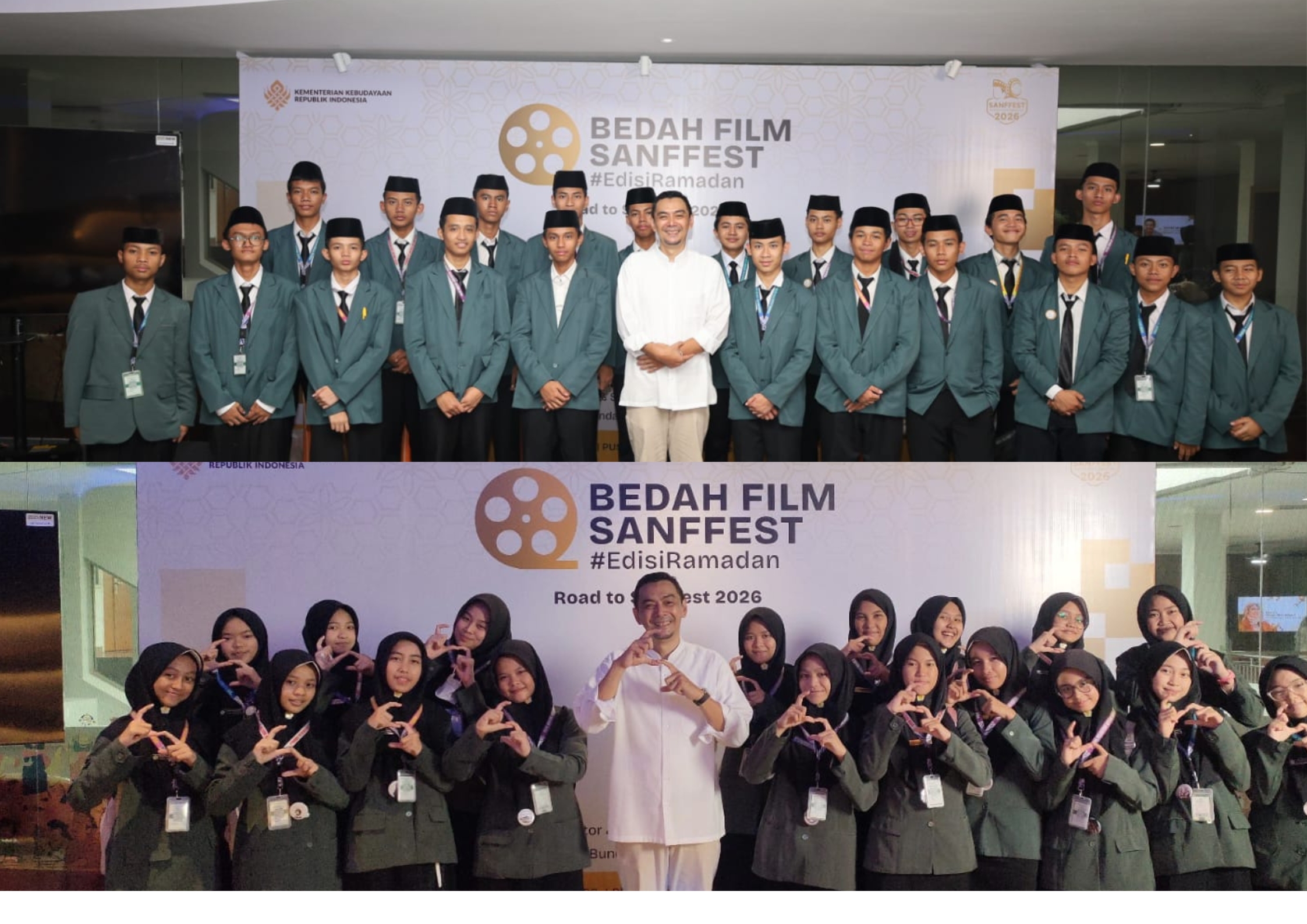 Santri Qotrun Nada Hadiri Sanffest 2026: Mengikuti bedah film dan seminar inspiratif bersama menteri kebudayaan