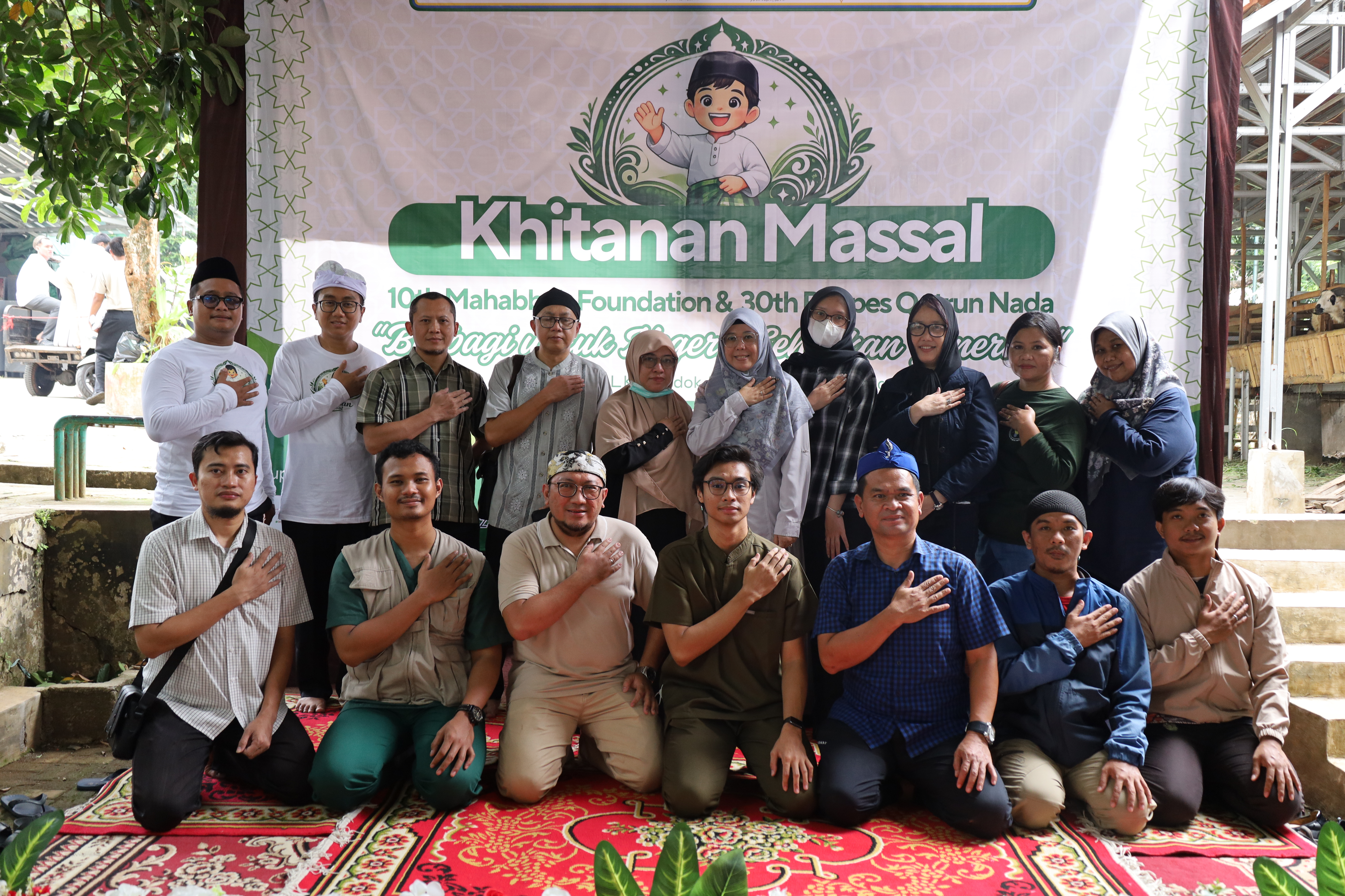Dari Qotrun Nada untuk Masyarakat: Mahabbah Foundation, Dinkes dan IDI Bersama Hadirkan Senyum 50 Anak Melalui Khitanan Massal Gratis 2026