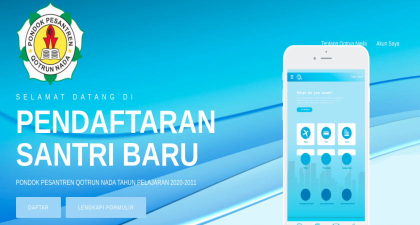 Info Pendaftaran Santri Baru